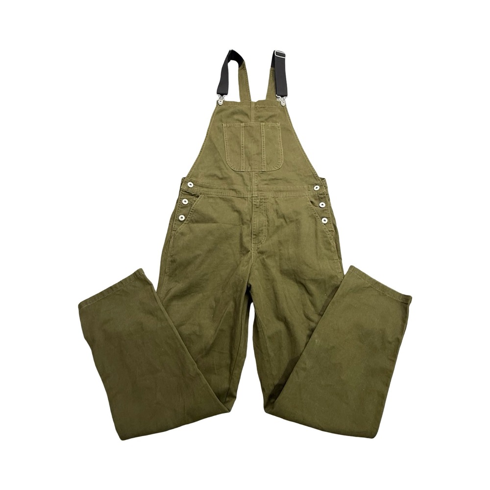 Forever 21 Overalls Mens M 34x31 Olive Green Canvas Utility Workwear Western